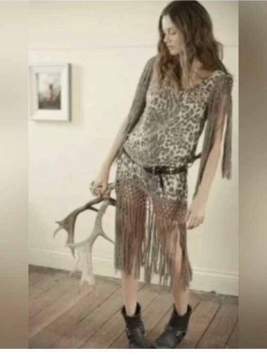 Spell Dresses & Skirts - NWT vintage Spell BamBam Fringe Mini Dress